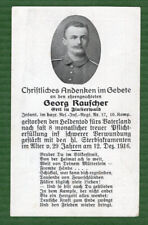 Gebraucht, Sterbebild Soldat 17. Res.-Inf.-Reg. Frankreich Billy-Montigny 1916 WK1 gebraucht kaufen  Miesbach