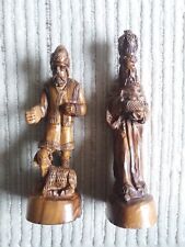 Carved figures wooden for sale  AYLESBURY