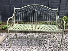 Seater metal bench for sale  WELLINGBOROUGH