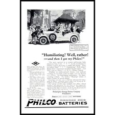 1924 Philco Diamond Grid bateria de carro impressão vintage anúncio foto conversível antiga comprar usado  Enviando para Brazil