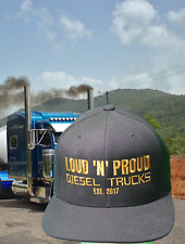 Boné caminhoneiro Loud ‘N’ Proud Diesel Trucks Snapback ajustável preto comprar usado  Enviando para Brazil