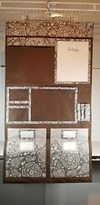 Thirty-One Hang Up Wall Organizer Brown Very Good Condition 41 x 22 Home School for sale  Shipping to South Africa