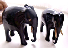 hand carved wooden elephant for sale  FAREHAM
