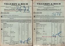 BERLIN, Rechnung 1939, Villeroy & Boch Porzellan comprar usado  Enviando para Brazil