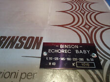 Binson echorec baby gebraucht kaufen  Berg