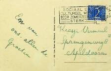 PAÍSES BAJOS 1947 POST SEGUNDA GUERRA MUNDIAL HOEK VAN HOLLAND VILLA CALORAMA PPC CON 2c A APELDOORN segunda mano  Embacar hacia Argentina