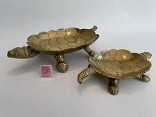 Vintage brass turtles for sale  Shipping to Ireland