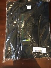 Polo SUBWAY uniforme masculino tamanho grande preto manga curta - NOVO NA BOLSA comprar usado  Enviando para Brazil
