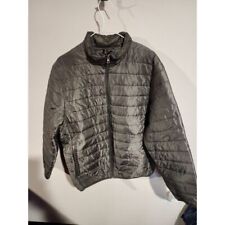 Ultra Club Men Size  Medium Puffer Coat Gray Quilted  Jacket Lightweight Spring for sale  Shipping to South Africa