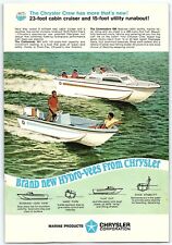 1950s CHRYSLER MARINE PRODUCTS BOATS COMMANDO COMMODORE PRINT AD Z1768, used for sale  Shipping to South Africa