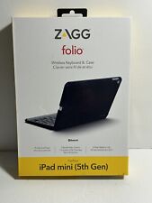 Teclado e estojo sem fio ZAGG Folio iPad Mini 5ª geração Bluetooth retroiluminado , usado comprar usado  Enviando para Brazil