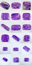RARE NATURAL PURPLE CHAROITE RECTANGLE CABOCHON PENDANT GEMSTONE FL- for sale  Shipping to South Africa