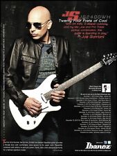 Publicidad de guitarra Joe Satriani Signature Ibanez JS2400 con fechas de gira 2010 segunda mano  Embacar hacia Argentina