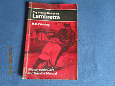 Second book lambretta for sale  BASILDON