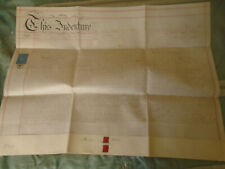 1878 indenture document for sale  POOLE