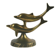 Brass dolphin figurine for sale  Hallsville