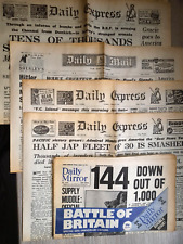 Replica wartime newspapers for sale  DUDLEY