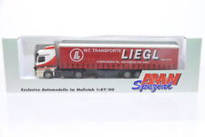 H0 1:87 AWM AMW 70853 Mercedes Actros Liegl Sattelzug Lastzug LKW truck +OVP/M75 comprar usado  Enviando para Brazil