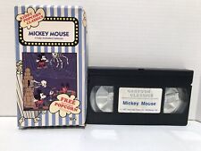 Cinta de casete VHS vintage 1988 Kiddy Popcorn Classics Mickey Mouse probada segunda mano  Embacar hacia Argentina