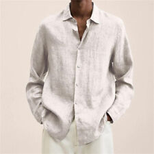 Mens linen long for sale  Shipping to Ireland