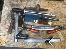 VINTAGE LOT OF WOODWORKING TOOLS AND MACHINIST TOOLS. FAST FREE SHIPPING for sale  Shipping to South Africa