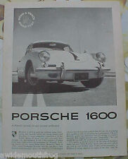 Porsche 1600 1961 for sale  BIRMINGHAM