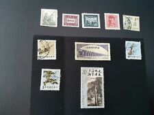 Cina francobolli timbrati usato  Messina