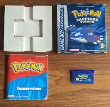 Pokemon Sapphire Nintendo Gameboy Advance versão GBA, PAL/Reino Unido. Na caixa e original comprar usado  Enviando para Brazil