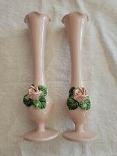 Pair vintage pink for sale  Shipping to Ireland