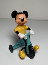 Triciclo vintage 1977 Gabriel Disney Mickey Mouse sobre triciclo azul juguete de 5, usado segunda mano  Embacar hacia Argentina