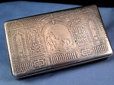 antique silver snuff box for sale  BROMYARD