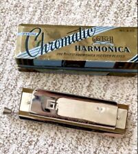 Harmônica vintage cromática Gretsch nº 235 Suíça na caixa original comprar usado  Enviando para Brazil