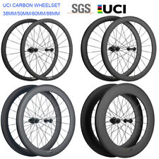 700c carbon wheels for sale  Shipping to Ireland