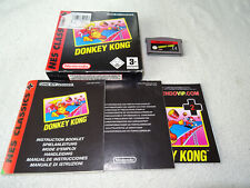 Donkey Kong NES Classics Nintendo GBA Spiel komplett mit OVP & Anleitung comprar usado  Enviando para Brazil