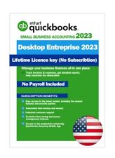 QUICKBOOKS ENTERPRISE 2023 FOR WINDOWS US LIFTIME/KEY VERSION for sale  Shipping to South Africa
