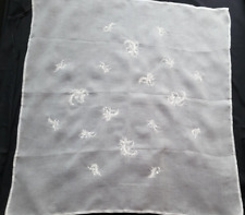 Tulle embroidered tablecloth d'occasion  Expédié en Belgium