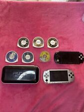 LOTE DE 2 PSP-2001 PSP-2001 GRIS/NEGRO Y Juegos Simpsons, Sims2, Padrino y más segunda mano  Embacar hacia Mexico