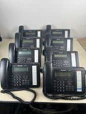 Lote de 8 teléfonos retroiluminados de 3 líneas Panasonic ‎KX-NT543-B - negros segunda mano  Embacar hacia Argentina