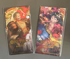 Jogo de cartas One Piece exclusivo da China Zoro Luffy 2024 pacote promocional ano novo vermelho, usado comprar usado  Enviando para Brazil