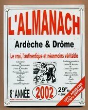 Almanach ardeche drôme d'occasion  Lamastre