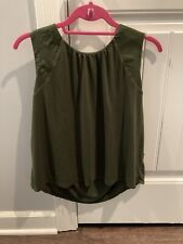 Blusa regata Banana Republic sem mangas - Feminina verde oliva grande comprar usado  Enviando para Brazil