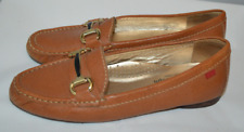 Russel & Bromley Marc Joseph loafers Womens Ladies Flats Tan Size 5/38 US 7.5, used for sale  Shipping to South Africa