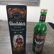 Whisky escocés de malta única Glenfiddich 12 años lata y botella vacía segunda mano  Embacar hacia Argentina