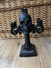 skull candle holder for sale  WISBECH