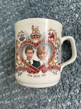 charles diana wedding mug for sale  EDINBURGH