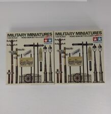 Conjunto de placas de estrada Tamiya miniaturas militares kit modelo lote de 2 em escala 1/35 comprar usado  Enviando para Brazil