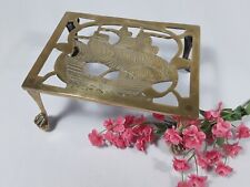 Antique brass trivet for sale  Shipping to Ireland