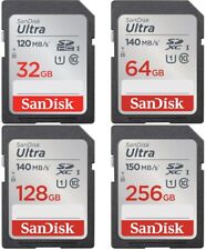 Usado, Cartão de memória SanDisk Ultra SD 32GB 64GB 128GB 256GB SDHC classe 10 para câmeras comprar usado  Enviando para Brazil