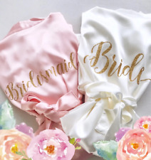 Bridesmaid Robe Kimono Bridal Party Robes Personalized Wedding Robes Long Robes for sale  Shipping to South Africa