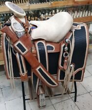 Mexican charro saddle cocodrile, Montura charra tipo cocodrilo, used for sale  Shipping to Canada